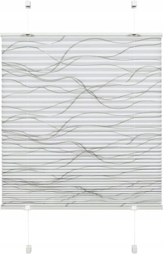 ROLETA PLISOWANA GARDINIA EASYFIX KATY WAVE 50 X 130CM BEZ WIERCENIA BIAŁA