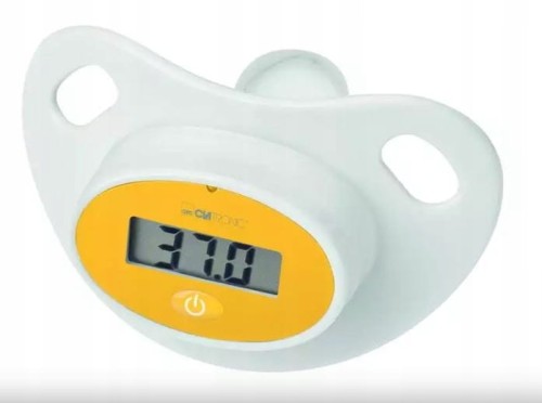 TERMOMETR SMOCZEK CYFROWY DLA DZIECI CLATRONIC FT 3618 BIAŁO-ŻÓŁTY